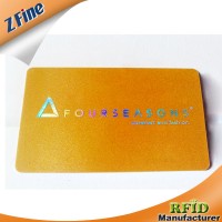 good price Gold Metallic Plastic Card