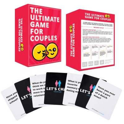 Amazon hot sale Love Language couples question playing custom board game printing