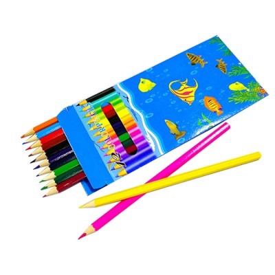 Colorful Creative Printing Customized Non-toxic use in drawing book wholesale color eye pencil