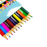 Guangzhou factory Creative Printing Customized Non-toxic use in drawing book pencil color set