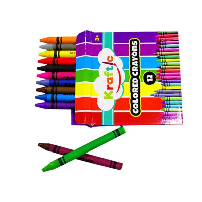 Wholesale Color Printing New Design custom Cute Art Supplies Non-toxic promotional crayon set