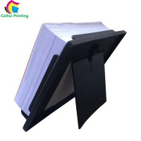 tear off plastic stand up table calendar printing