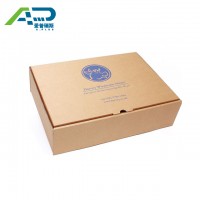 Best price brown corrugated foldable box apparel packaging shipping box custom print